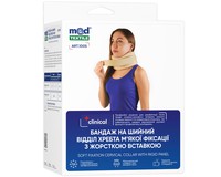 Бандаж на шийний відділ хребта Медтекстиль 1005 м'якої фіксації з жорсткою вставкою, розмір III