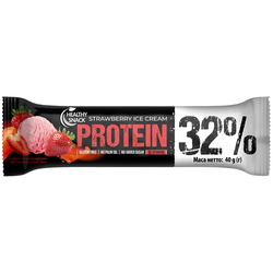 Батончик протеїновий «Полуничне морозиво» глазурований, 40 гр