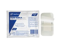 Пов'язка пластирна МР MedPlast для закриття ран 9 см х 10 см стерильна, 20 шт