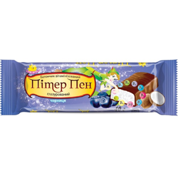 Батончик Пітер Пен кокосовий вітамінізований у молочній глазурі Чорниця, 40 г