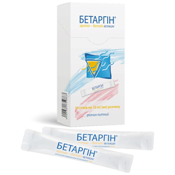 Бетаргін розчин в саше по 10 мл, 10 шт