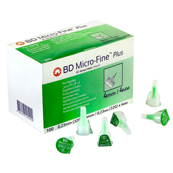 Голки для шприц-ручки BD Micro-Fine Plus 32G (0.23 x 4 мм), 100 шт
