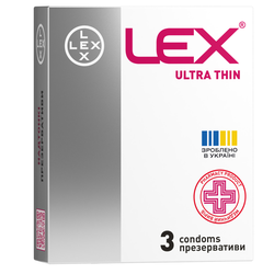 Lex Ultra thin ультра тонкі, 3 шт