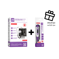 Тонометр 2B МС-50 механічний з вбудованим стетоскопом + термометр в подарунок