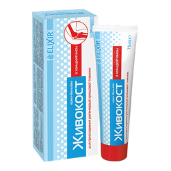Крем-бальзам Живокост Elixir з хондроїтином, 75 мл