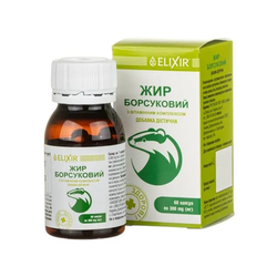 Борсуковий жир Elixir вітамінний комплекс капсули, 60 шт у флак.