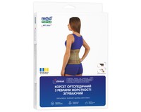 Корсет  зігріваючий з 3-ма ребрами жорсткості Медтекстиль 3041 ортопедичний, розмір XL-XXL