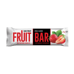 Батончик-мюслі Fruit Bar зі смаком полуниці, 25 г