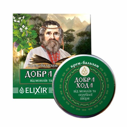 Крем-бальзам для ніг Добра хода Elixir від мозолів та грубої шкіри, 10 мл