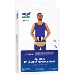 Бандаж протигрижовий Медтекстиль 5011 уніфікований, розмір XS-S