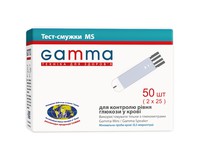 Тест-смужки Gamma MS для глюкометра  Mini та Speaker, 50 штук (2х25)