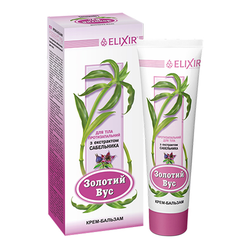 Крем-бальзам Золотий Вус Elixir з сабельником, 75 мл