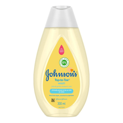 Пінка-шампунь для миття і купання Johnson's Baby Від маківки до п'яточок дитяча, 300 мл