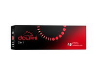 Dolphi 3 in 1 Три в одному з крапками та ребрами, 48 шт