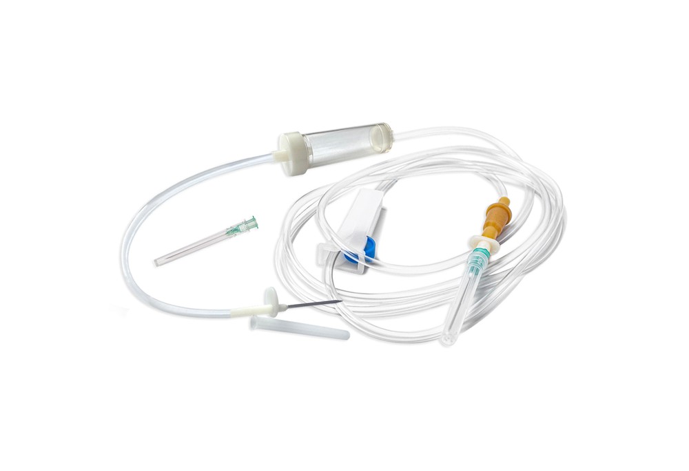 Система для вливання інфузійних розчинів та кровозамінників 2В (ПР) стерильна, 25 шт