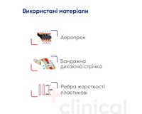 Корсет зігріваючий з 3-ма ребрами жорсткості Медтекстиль 3041 ортопедичний, розмір XXXL-XXXXL