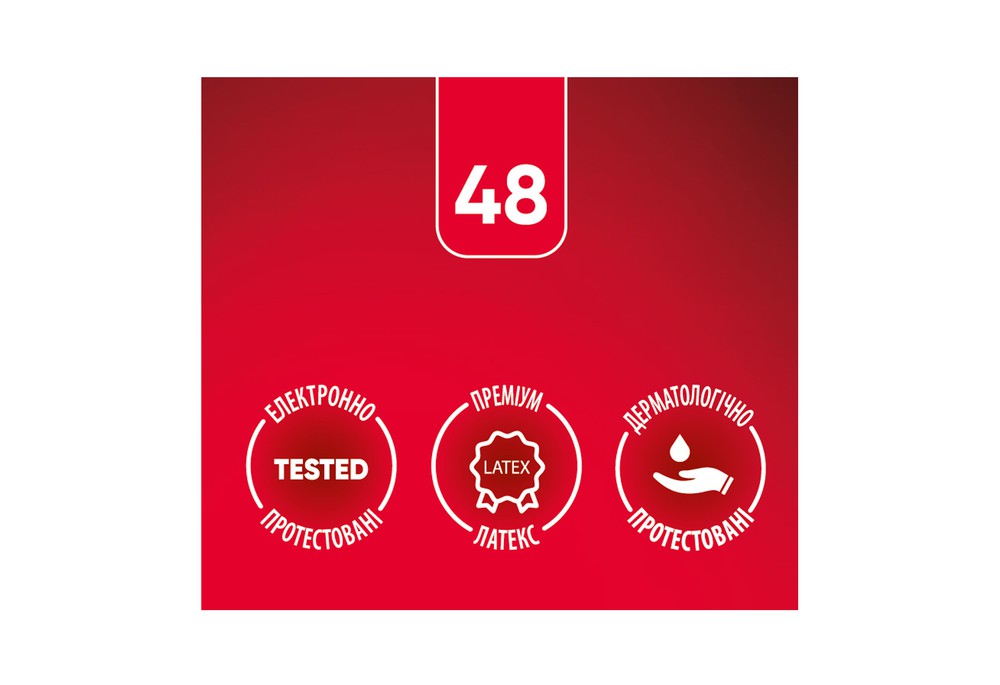 Dolphi 3 in 1 Три в одному з крапками та ребрами, 48 шт